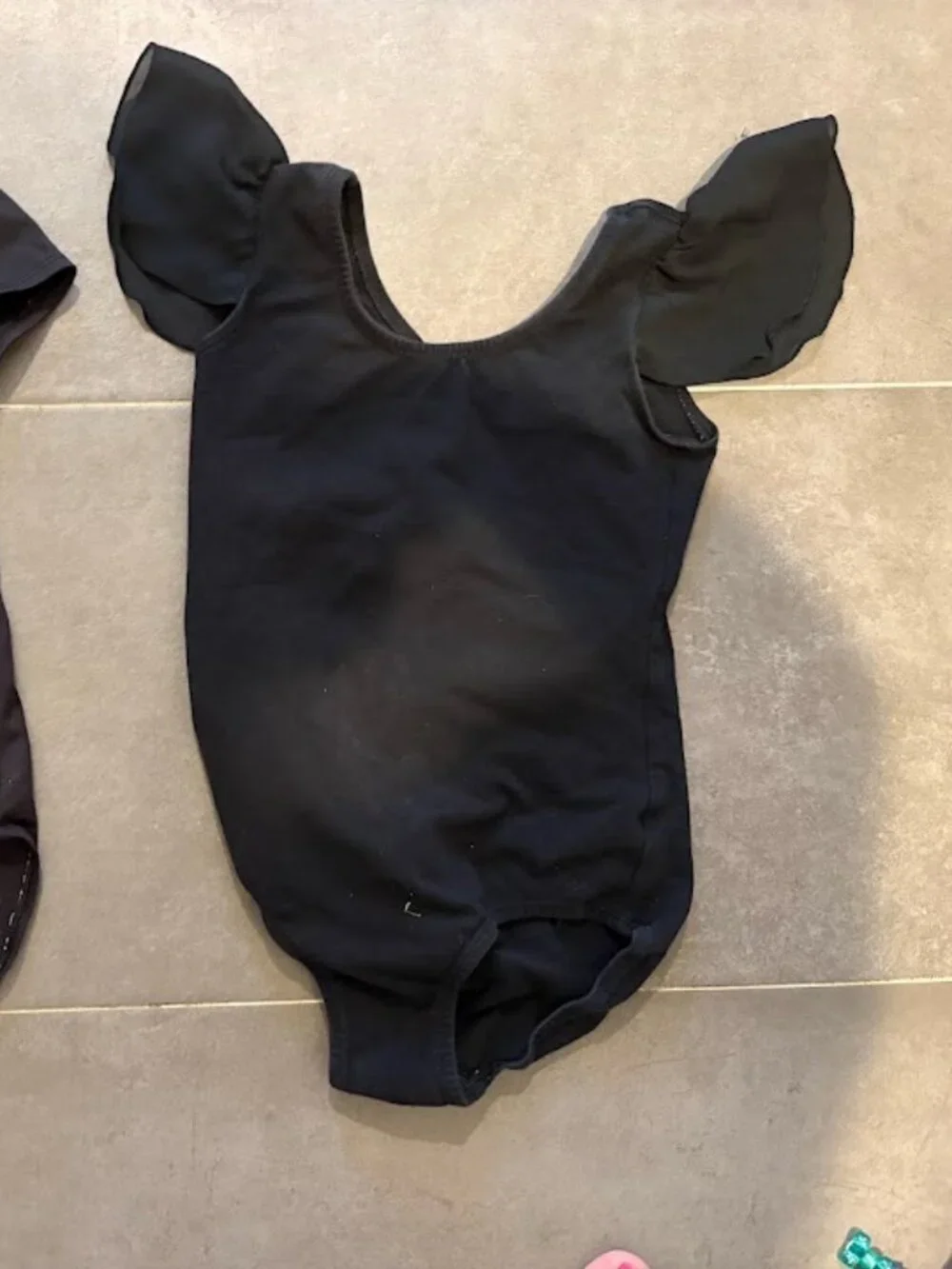 Stelle Black Dance Leotard Size 110 (US Size 5)